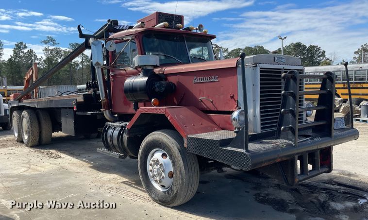 image for item IJ9719 1978 Autocar DC10364B  winch truck