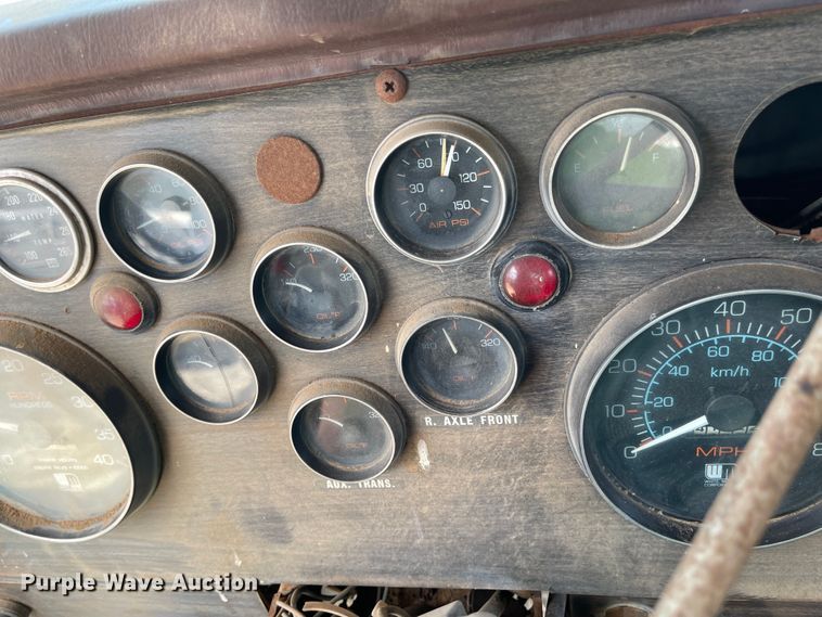 image for item IJ9719 1978 Autocar DC10364B  winch truck