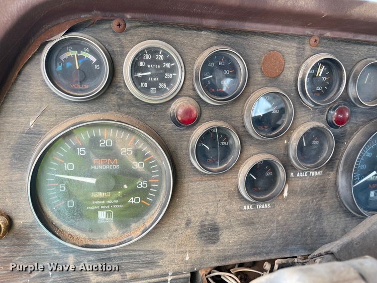 image for item IJ9719 1978 Autocar DC10364B  winch truck