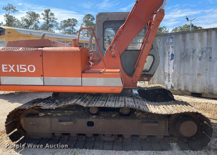 image for item IJ9721 1990 Hitachi EX150  excavator