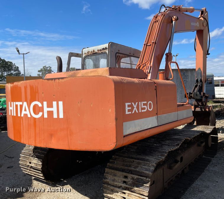 image for item IJ9721 1990 Hitachi EX150  excavator