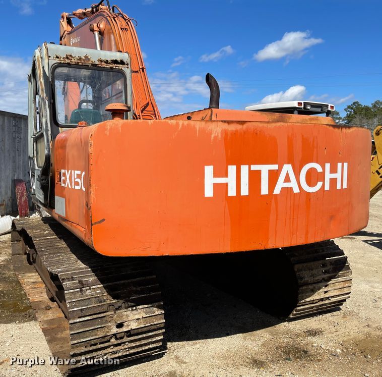 image for item IJ9721 1990 Hitachi EX150  excavator
