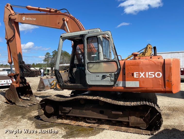 image for item IJ9721 1990 Hitachi EX150  excavator