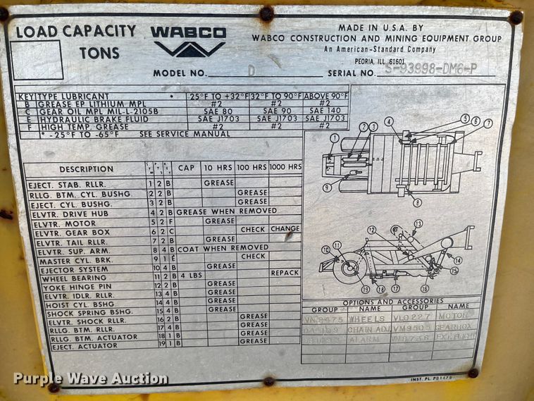 image for item IJ9731 Wabco D  elevating scraper