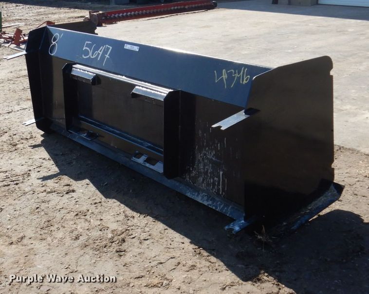 image for item IM9796 8' W skid steer snow pusher