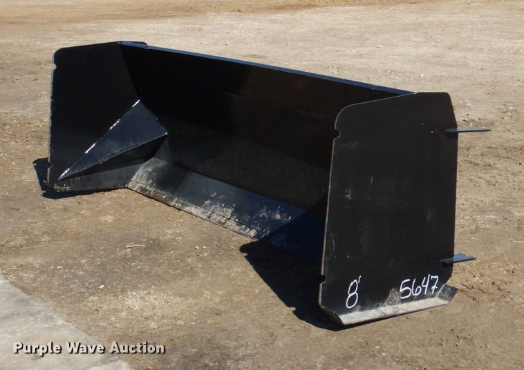 image for item IM9796 8' W skid steer snow pusher