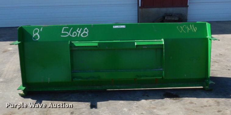 image for item IM9797 8' W skid steer snow pusher