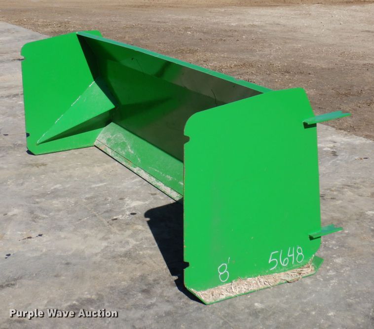 image for item IM9797 8' W skid steer snow pusher