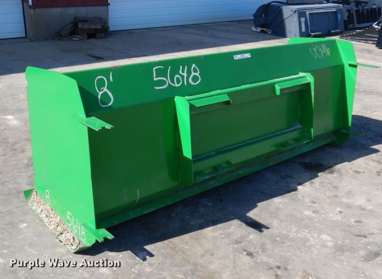 image for item IM9797 8' W skid steer snow pusher