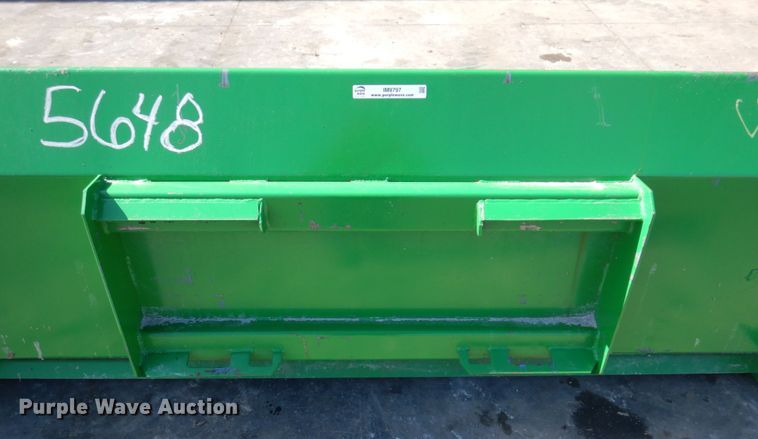 image for item IM9797 8' W skid steer snow pusher