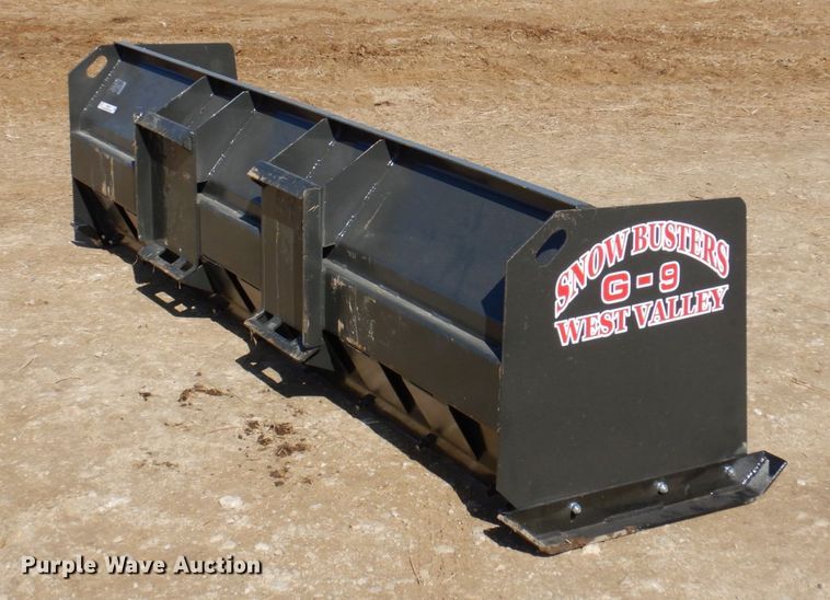 image for item IM9798 Industrias America Snowbusters G-9 9'6" W skid steer snow pusher