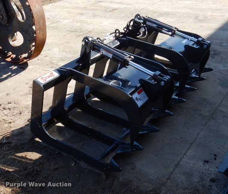 image for item IM9801 Stout 66-9 skid steer grapple bucket