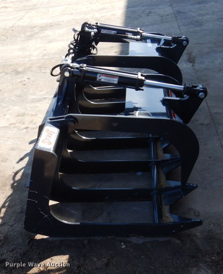 image for item IM9801 Stout 66-9 skid steer grapple bucket