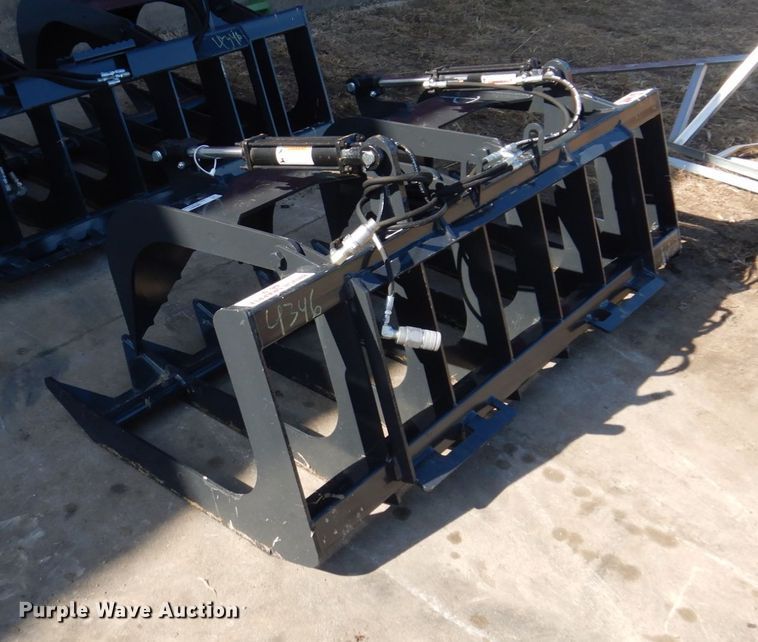 image for item IM9801 Stout 66-9 skid steer grapple bucket