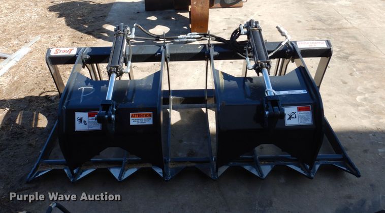 image for item IM9801 Stout 66-9 skid steer grapple bucket