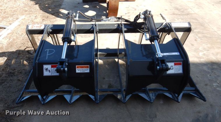 image for item IM9801 Stout 66-9 skid steer grapple bucket