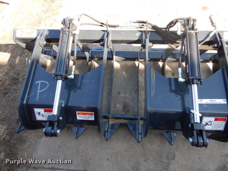 image for item IM9801 Stout 66-9 skid steer grapple bucket