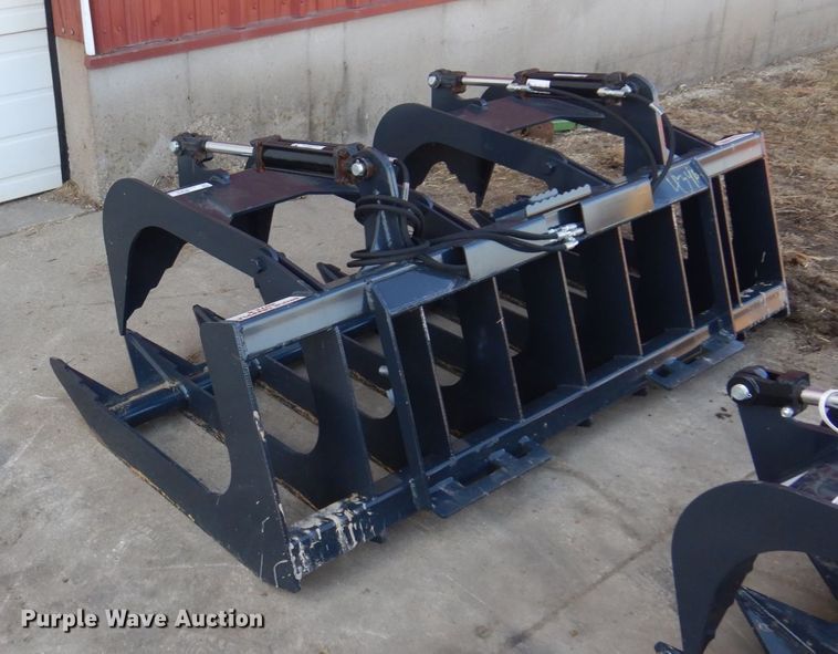 image for item IM9802 Stout HD 72-8 skid steer grapple bucket