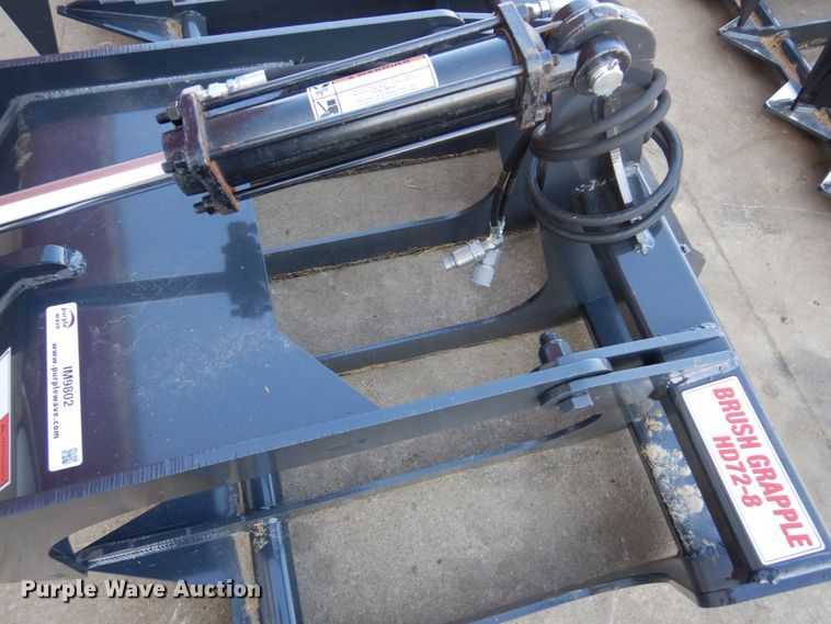 image for item IM9802 Stout HD 72-8 skid steer grapple bucket