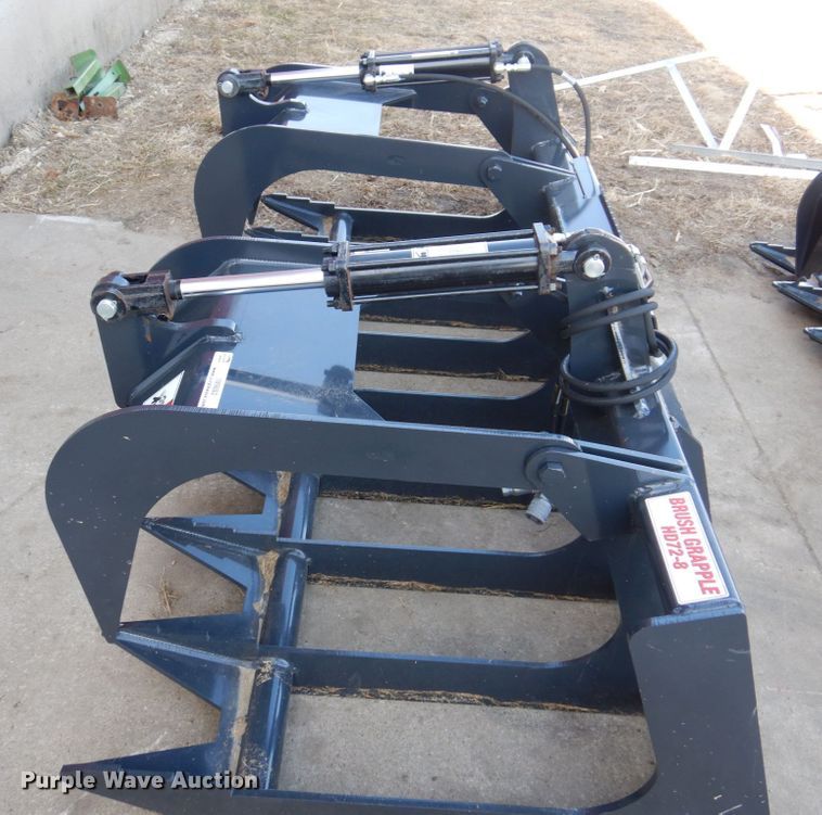 image for item IM9802 Stout HD 72-8 skid steer grapple bucket