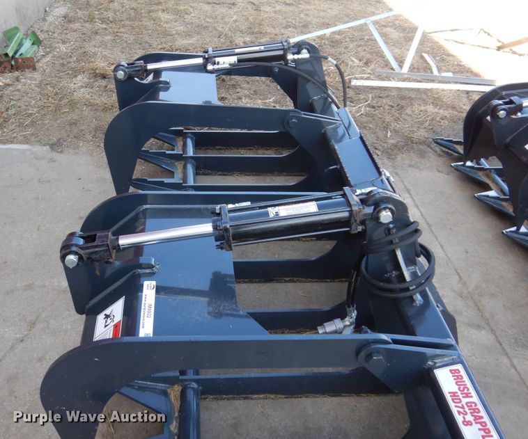 image for item IM9802 Stout HD 72-8 skid steer grapple bucket