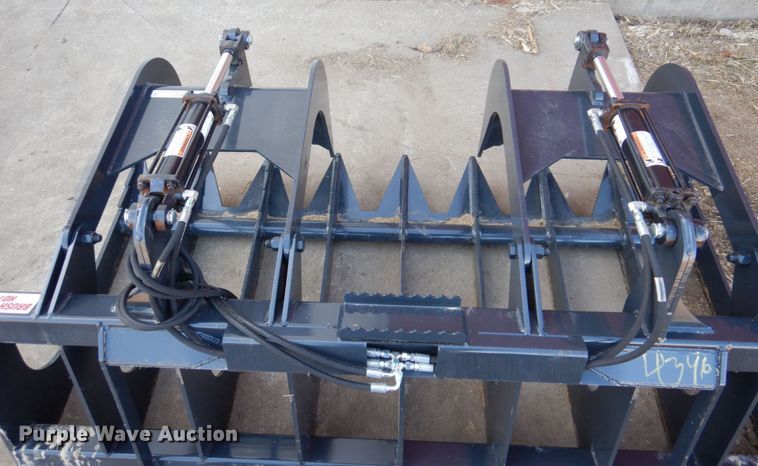 image for item IM9802 Stout HD 72-8 skid steer grapple bucket