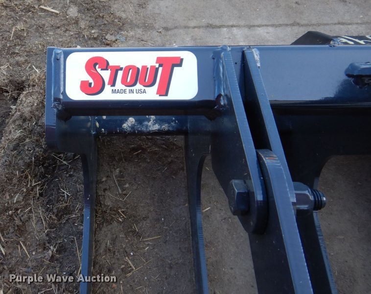 image for item IM9802 Stout HD 72-8 skid steer grapple bucket