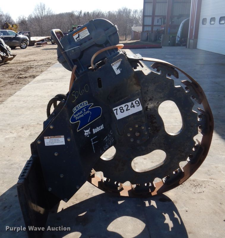 image for item IM9803 Bobcat skid steer trench compactor