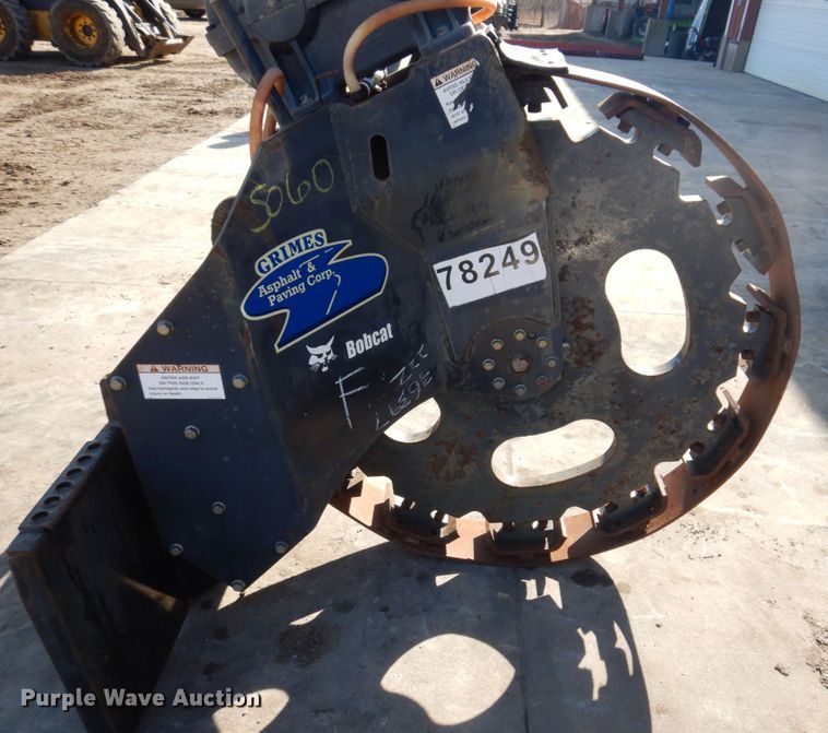 image for item IM9803 Bobcat skid steer trench compactor