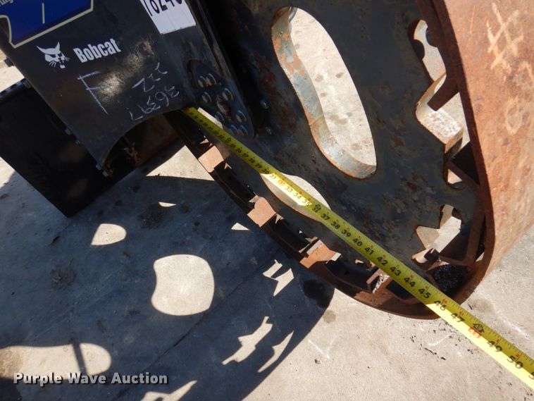 image for item IM9803 Bobcat skid steer trench compactor