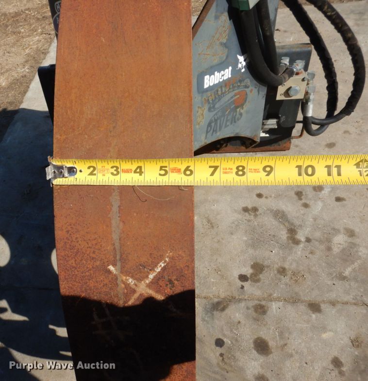 image for item IM9803 Bobcat skid steer trench compactor