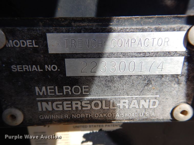 image for item IM9803 Bobcat skid steer trench compactor