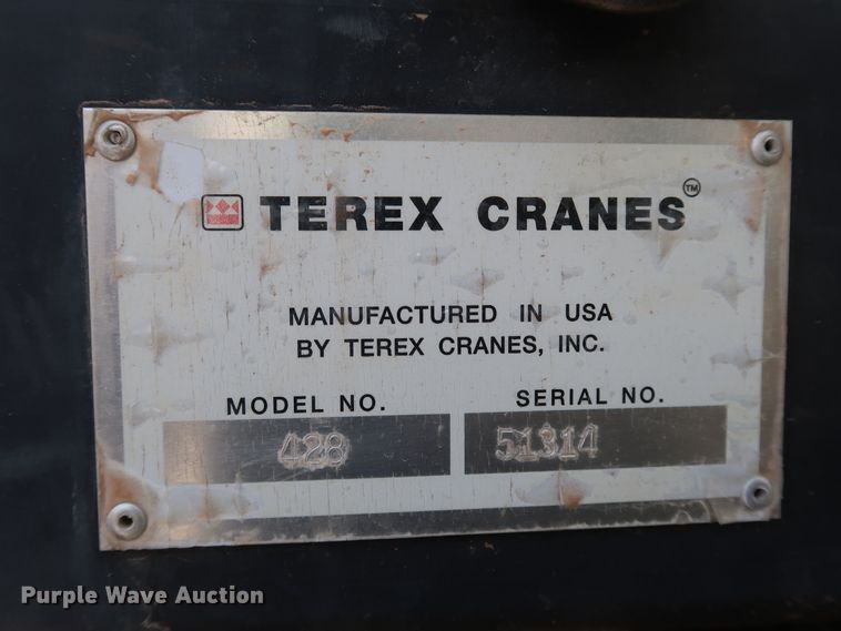 image for item IY9110 Terex 428  crane