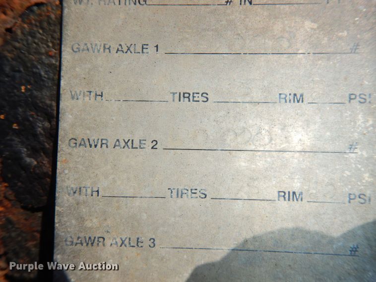 image for item JE9620 2000 Neville  drop deck equipment trailer