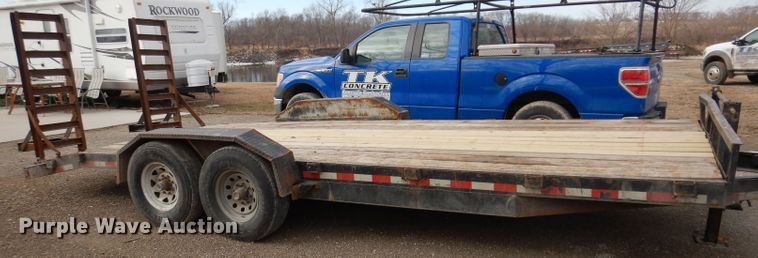 image for item JK9558 2011 H&H Trailers  equipment trailer