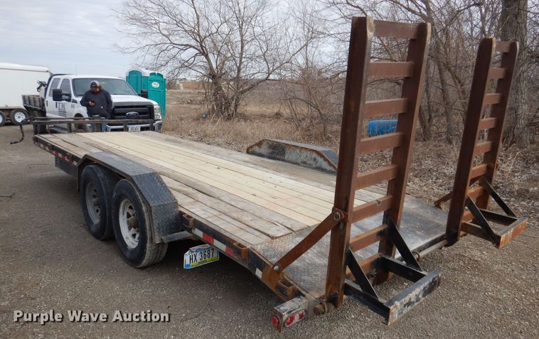 image for item JK9558 2011 H&H Trailers  equipment trailer