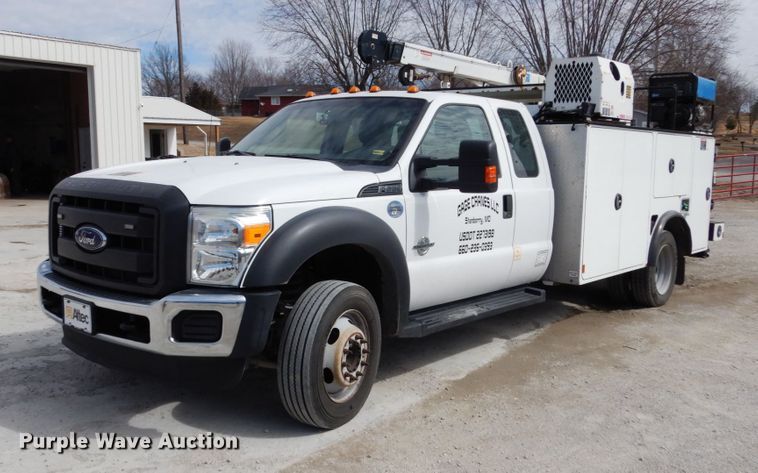 image for item JK9764 2016 Ford F550 Super Duty  SuperCab utility / service truck