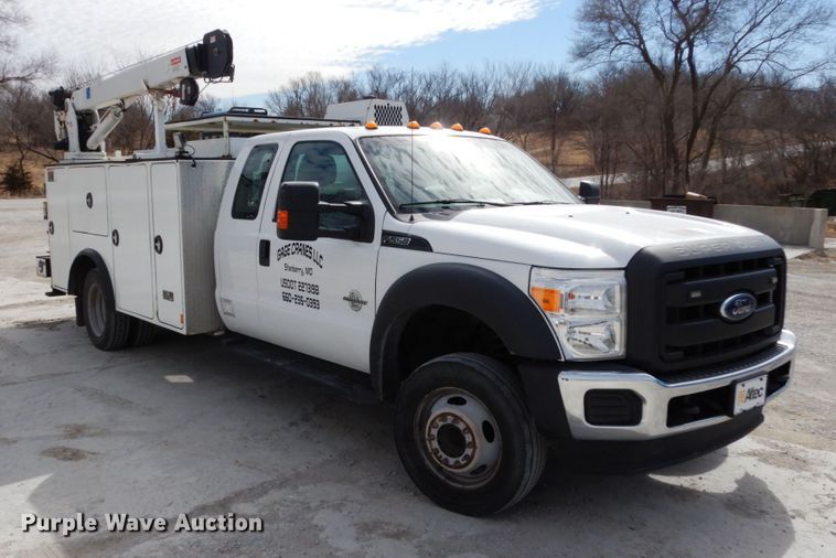 image for item JK9764 2016 Ford F550 Super Duty  SuperCab utility / service truck