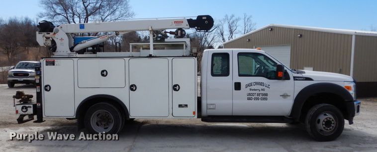 image for item JK9764 2016 Ford F550 Super Duty  SuperCab utility / service truck