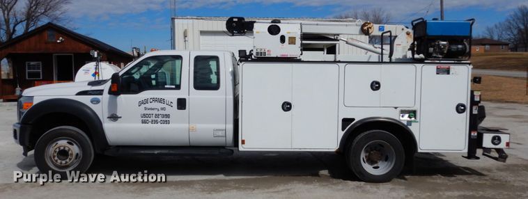 image for item JK9764 2016 Ford F550 Super Duty  SuperCab utility / service truck