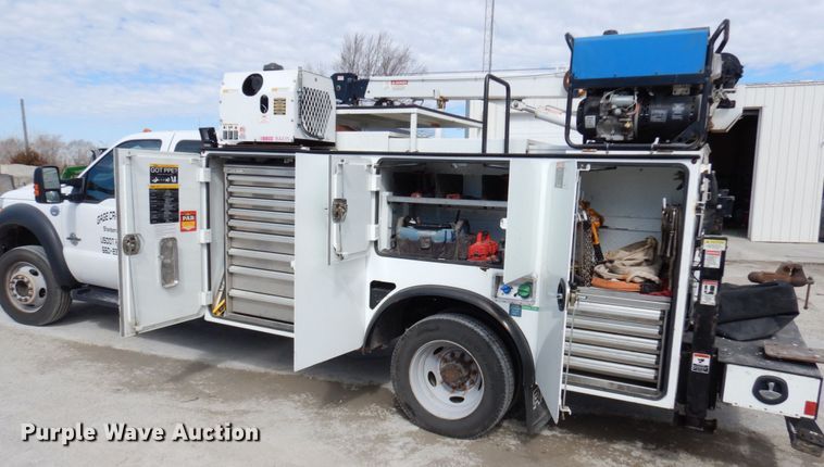 image for item JK9764 2016 Ford F550 Super Duty  SuperCab utility / service truck