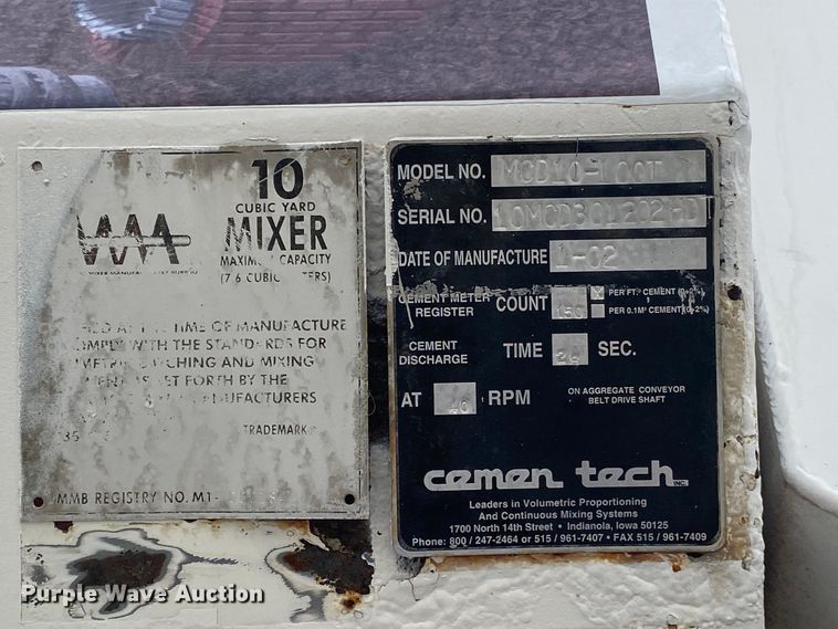 image for item JN9191 2009 Peterbilt 340  volumetric ready mix truck