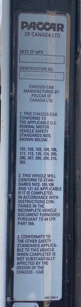 image for item JN9191 2009 Peterbilt 340  volumetric ready mix truck