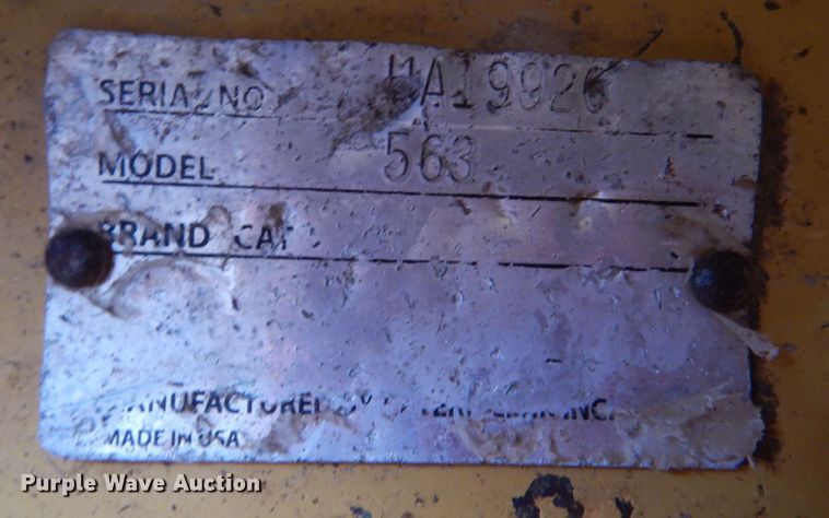 image for item JS9715 2011 Caterpillar 563  mulcher