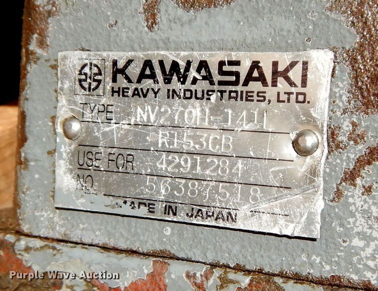 image for item JX9208 (2) Kawasaki NV270H-141L hydraulic pumps