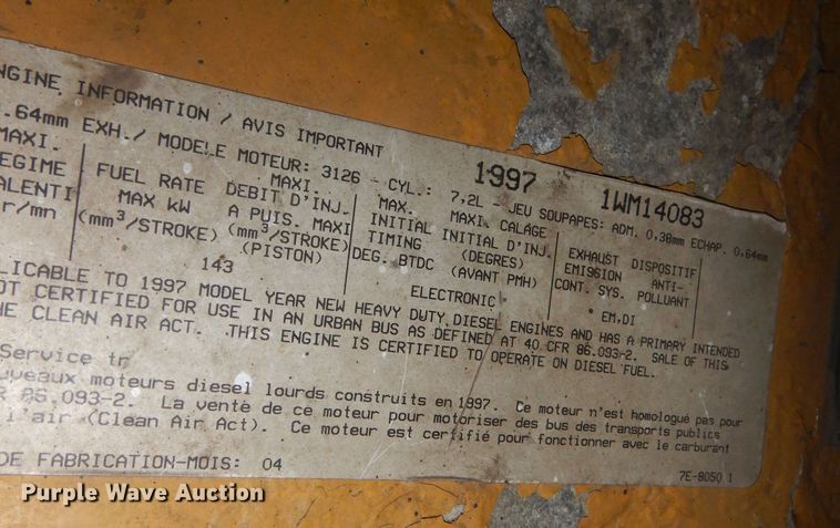 image for item KG9986 1998 Ford Louisville  flatbed truck