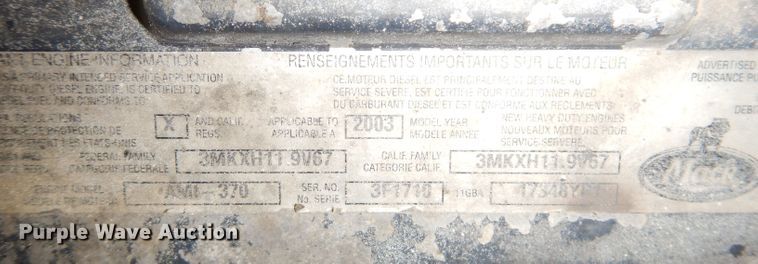 image for item KG9992 2004 Mack CV713 Granite  dump truck