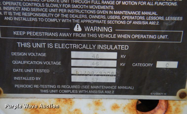 image for item KH9003 2011 Dodge Ram 4500  bucket truck