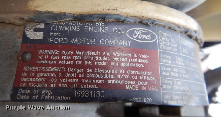 image for item KH9006 1994 Ford LT8000F  dump truck