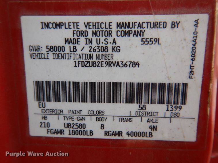 image for item KH9006 1994 Ford LT8000F  dump truck